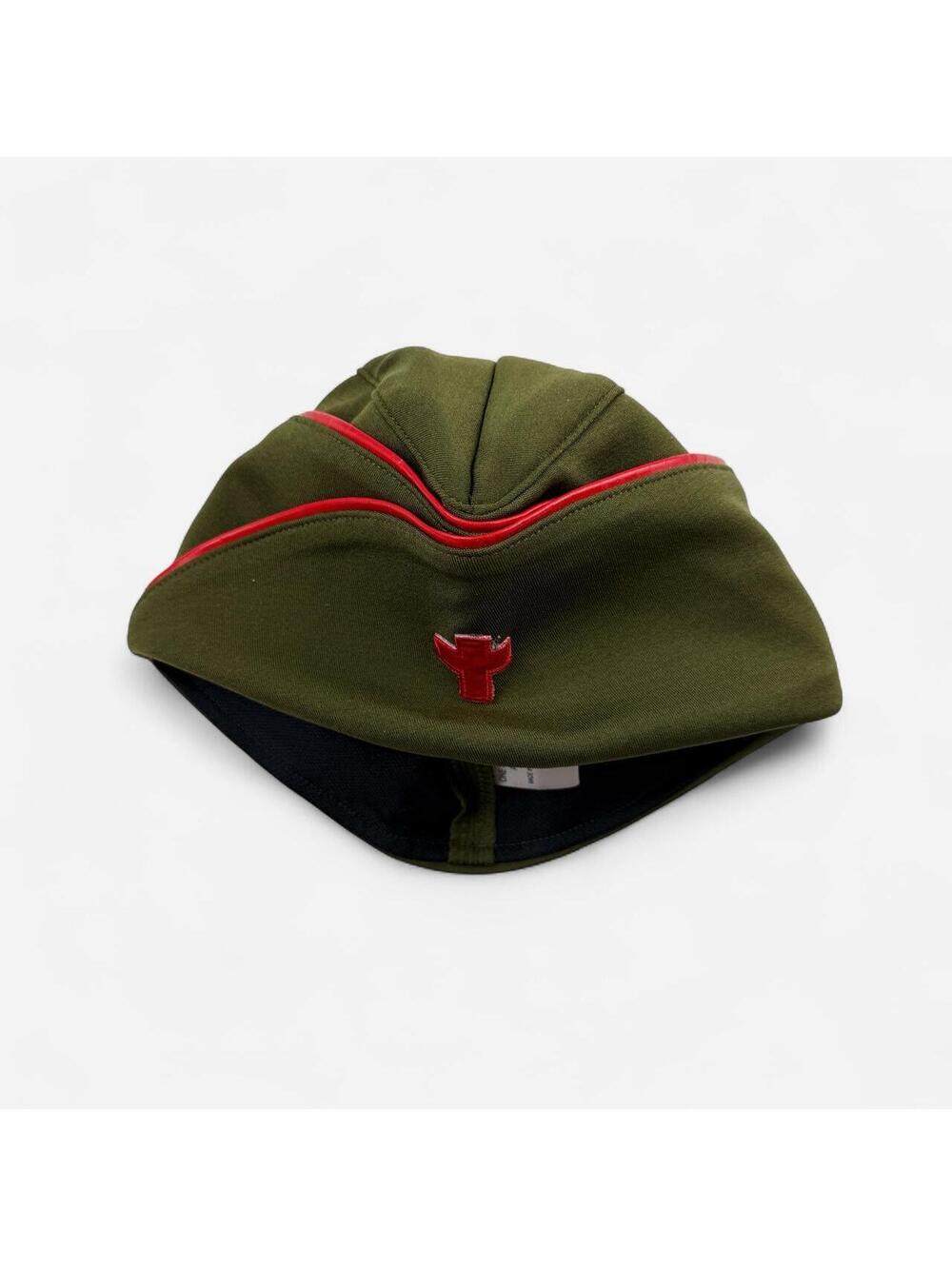 Y2K Army Military Garrison Costume Hat in Green